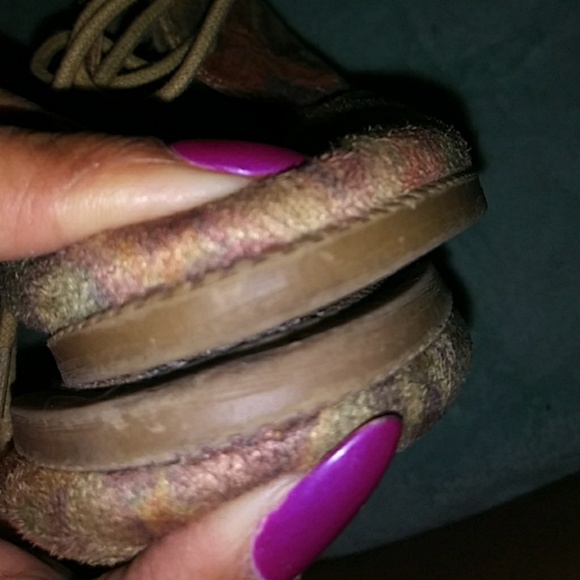 Floral print cloth booties - Picture 4 of 4